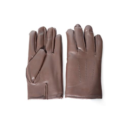 Gants En Simili Marron Homme