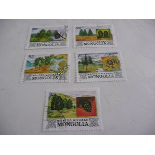 5 Timbres Mongolie