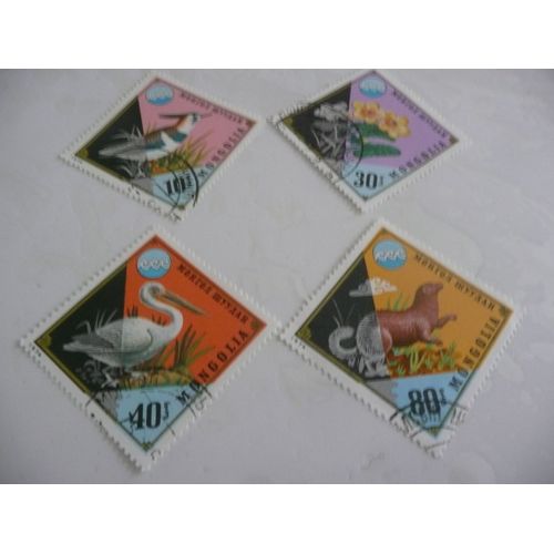 4 Timbres Mongolie