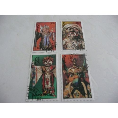 4 Timbres Mongolie