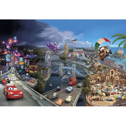 Papier Peint Photo Cars World 368cm x 254cm