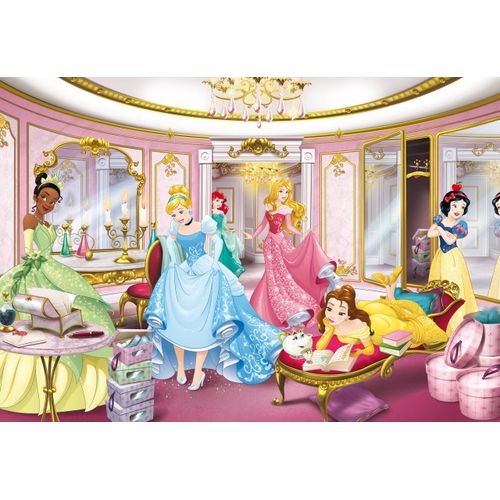 Papier Peint Photo Les Princesses Disney dans leur dressing 368cm x 254cm