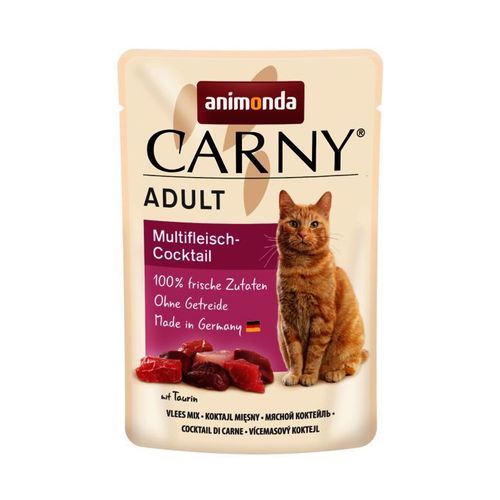 Carny Adulte 85 G Poche Cocktail Multimasový Pour Les Chats, Animonda, Sachets, Chats, Nouvelles