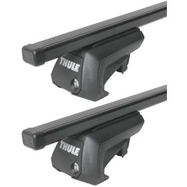 Barres De Toit Peugeot 206 Break (06/02-) Thule Squarebar Acier - Thule