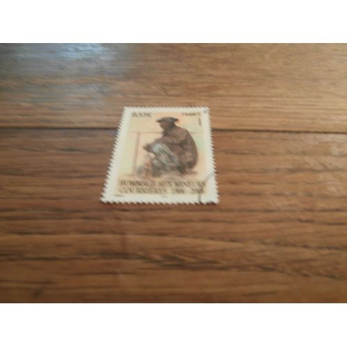 Timbre France Oblitération Légère Sans Charnière, Dentelure Parfaite Sn° 3380.Yvert & Tellier. Marron, Orange Et Bleu. Hommage Aux Mineurs De Courrières. Valeur : 0.53 Euros. (2006).