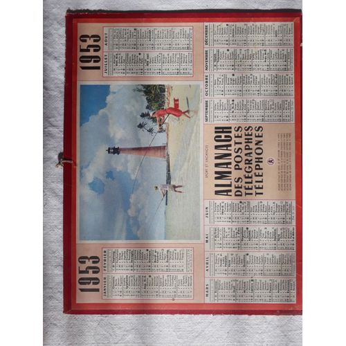 Almanach Des Ptt 1953
