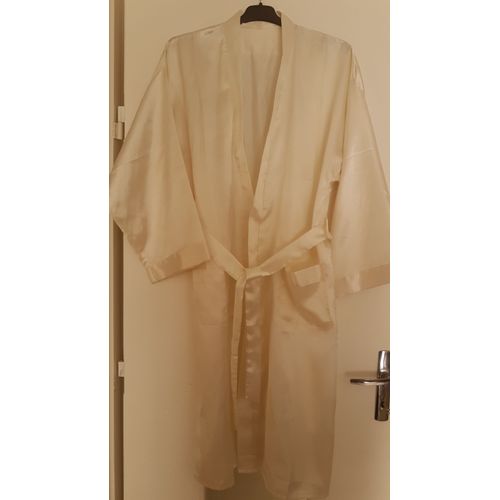 Robe De Chambre Satin Crème T42