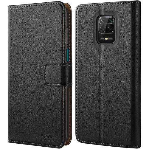 Coque Redmi Note 9s Coque Redmi Note 9 Pro Housse En Cuir Etui De Protection Pour Xiaomi Redmi Note 9s Xiaomi Redmi Note 9 Pro Noir