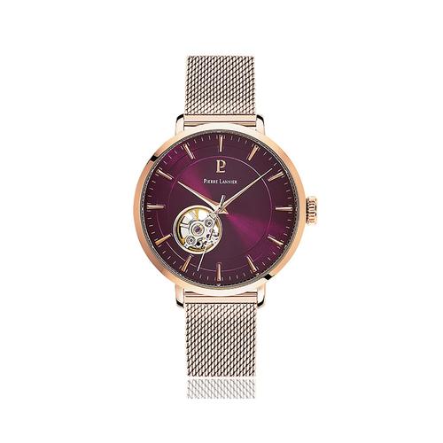 Montre Femme Pierre Lannier Automatique Acier Rose