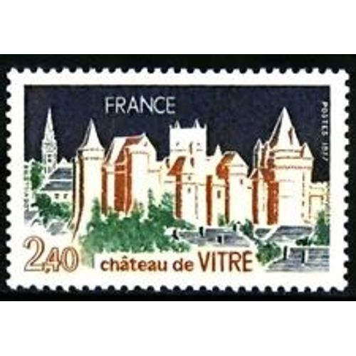 Timbre France 1977 Neuf ** Yt N° 1949 Chateau De Vitre