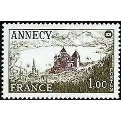 Timbre France 1977 Neuf ** Yt N° 1935 50e Congrés Des Fédérations Phillatéliques À Annecy