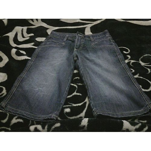 Bermuda Jean Comme Neuf Hpw Taille 14 Ans Rebel Riders ..