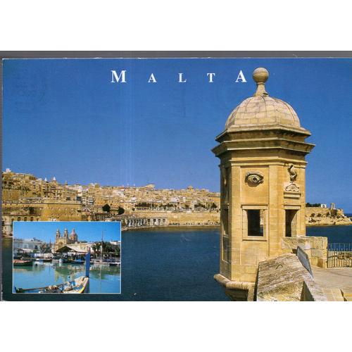 Carte Postale De Valletta (Malte) 2 Vues