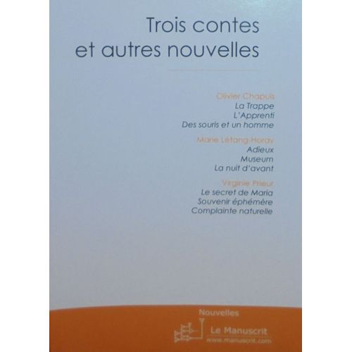 Trois Contes Et Autres Nouvelles