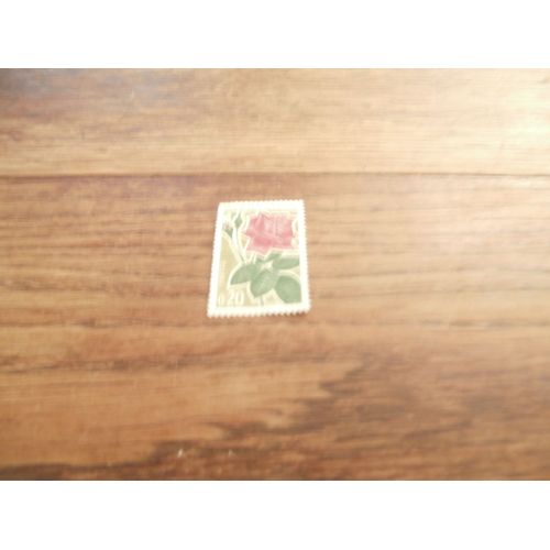 Timbre France Non Oblitéré Roses. N° 1356. (1962).