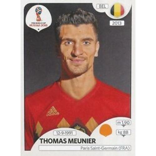 Vignette Panini Fifa World Cup Russia 2018 N°519 : Thomas Meunier