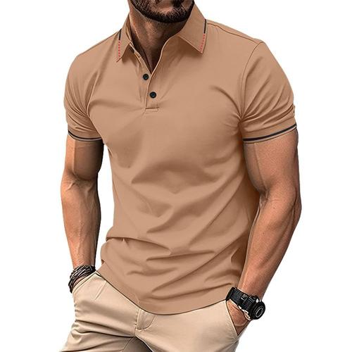 Polo Homme De Sport Business Golf Tennis Fit Grande Vêtements Masculin Wx56