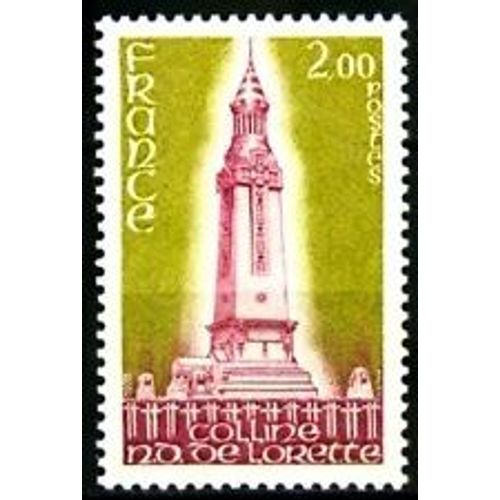 Timbre France 1978 Neuf ** Yt N° 2010 Colline Notre Dame De Lorette