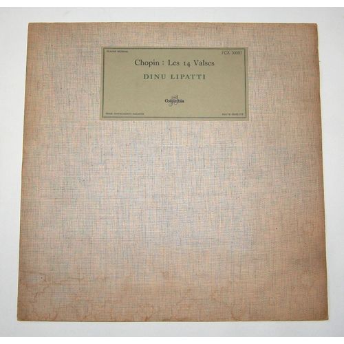 Chopin Les 14 Valses Dinu Lipatti Columbia