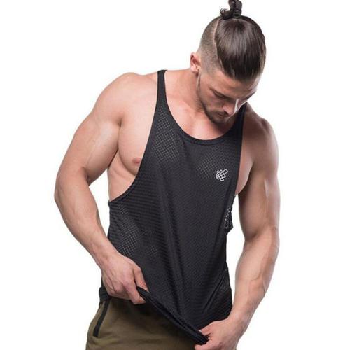Homme Fitness Muscle sans manches Singlet chemise débardeur musculation  Sport Fitness entraînement gilet homme vêtements #30