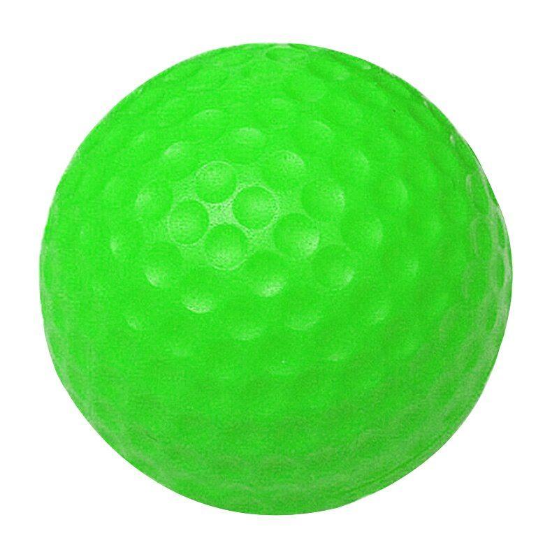 1 pièces balles de Golf balles souples colorées intérieur maison pratique  balle Sport salle d'exercice balles en mousse taille Standard balles de  Golf durables - Type fluorescent green