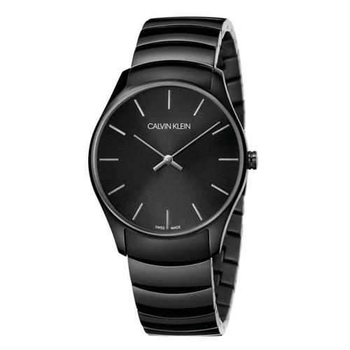 Calvin Klein K4d21441 Classic Too Quartz Black Dial Unisex Watch