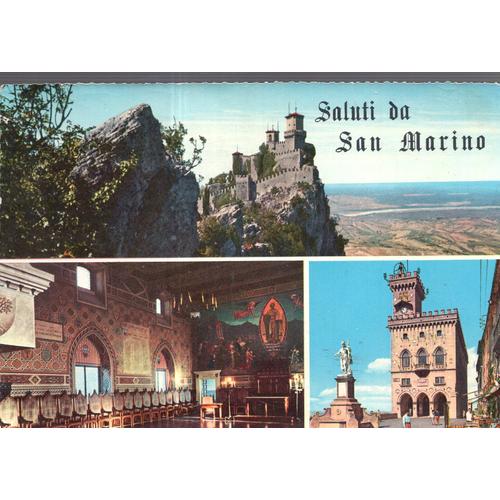 Carte Postale De La République De San Marin : 3 Vues