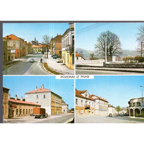 Carte Postale De Pozdrav Iz Pivke (Slovénie) 4 Vues