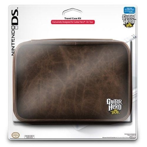 Nintendo Ds Lite Official Guitar Hero Old Leather Case (Bda)