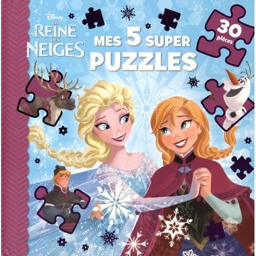 La Reine Des Neiges - Mes 5 Super Puzzles (30 Pièces)