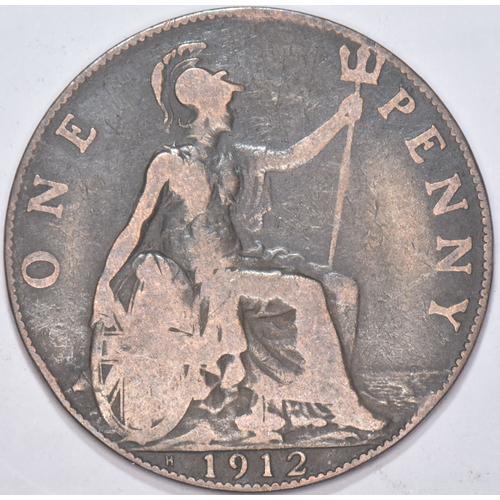 Uk - 1912 - One Penny - George V - W252