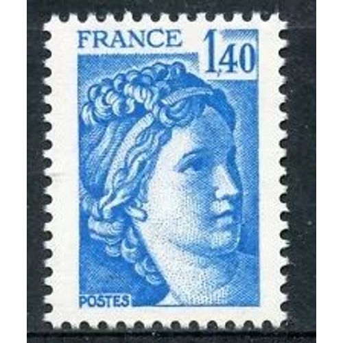 Timbre France 1977 / 78 Neuf ** Yt N° 1975 Type Sabine 1 F 40