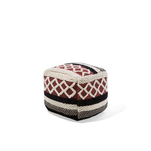 Pouf Sagar Multicolore Coton