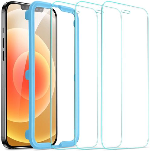 Verre Trempé Pour Iphone 12/12 Pro [Lot De 3] Protection D'écran En Verre Trempé Pour Iphone 12/12 Pro (6.1 Pouces 2020)