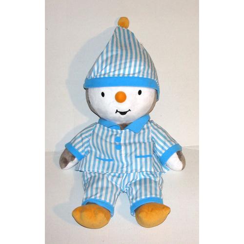 Tchoupi Peluche Range Pyjama T'choupi Grand Modele Doudou Peluche 50cm Jemini