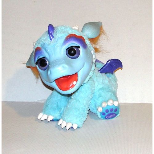 Torch Petit Dragon Électronique Ou Mon Dragon Magique Peluche Interactive Furreal Friends 2015 Hasbro 28cm