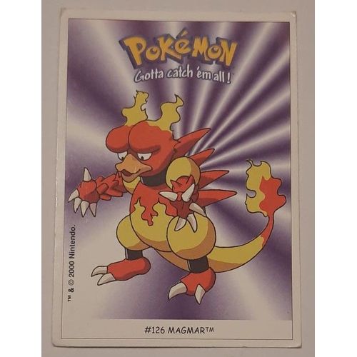 Carte Pokémon Dunkin Boomer - Magmar #126