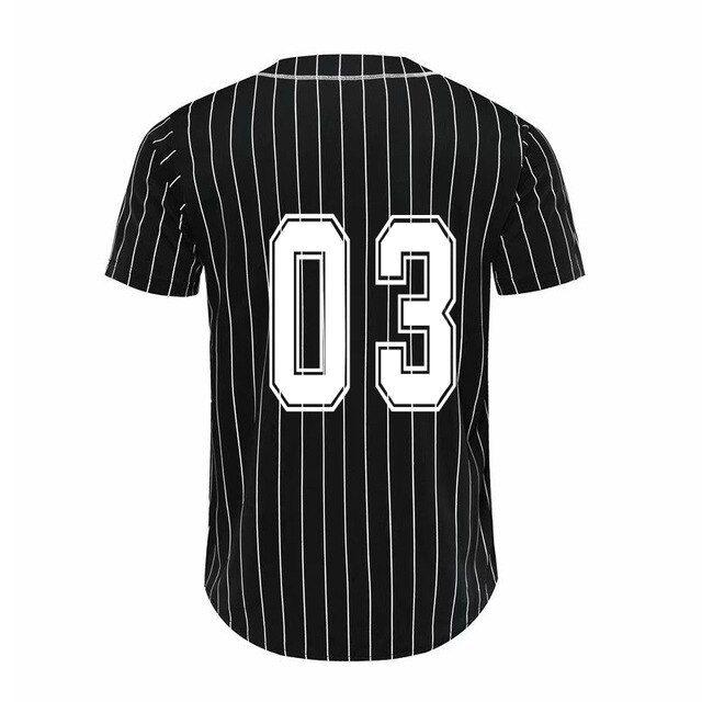 Maillot de baseball rétro des années 90 et 80 pour homme et femme, chemise  de baseball à manches courtes, uniformes de sport pour fête, club et pub 