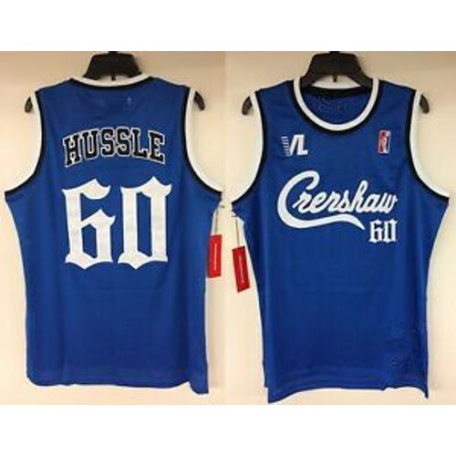 Crenshaw Nipsey Hussle #60 Victory Lap Cover Hip Hop Rap Men's Basketball  Jersey