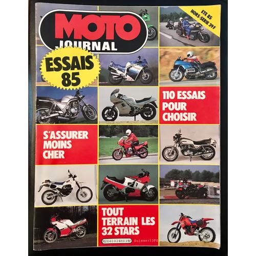 Moto Journal N°Hs024 Essais 1985 (350rdlc /500gamma /Vf1000f/750gsxr/600srx Etc)