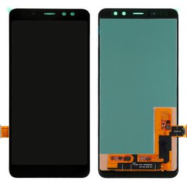 Ecran Lcd Pour Noir Samsung Galaxy A8-2018 A530 Tft Vitre Tactile Tout Assemble