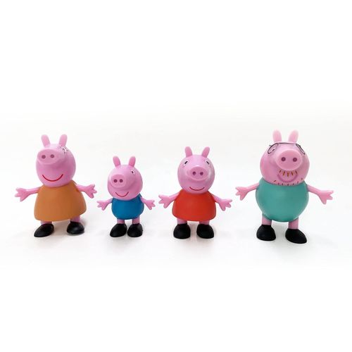 Peppa Pig Ensemble De 4 Figurines La Famille