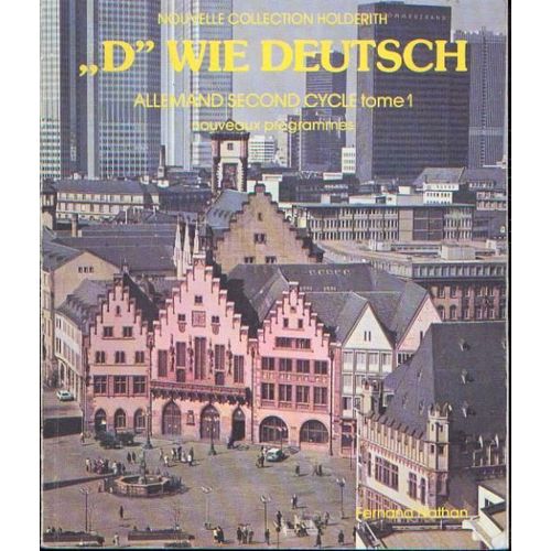 D Wie Deutsch Seconde Eleve