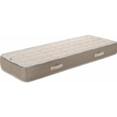 Lot De 2 Matelas 120x190 X 23 Cm + 2 Protèges Matelas Offerts Spécifique Pour Sommier Articulé Avec Latex Naturel Densité 80 Kg/M3 - Tissu 100% Coton - Compatible Sommiers Articulés - Soutien Très Ferme