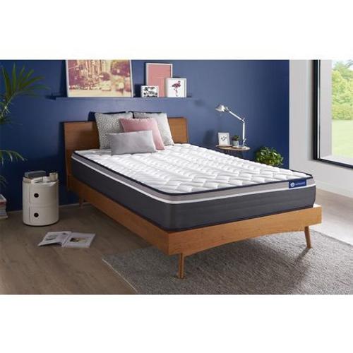 Actisom Matelas 140x190 Ressorts Ensachés + Mémoire De Forme Maxi Épaisseur 7 Zones De Confort