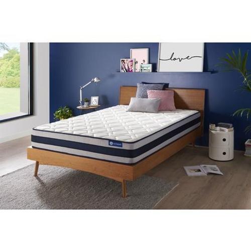 Actisom Matelas Ressorts Ensachés Et Mémoire De Forme Actiflex Ergo 140x190 Cm Maxi Épaisseur 5 Zones De Confort