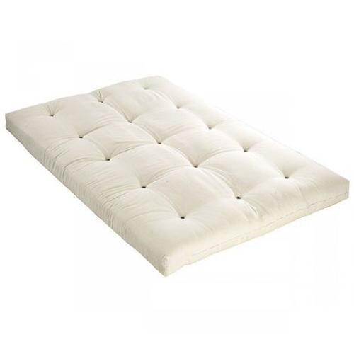 Matelas Futon Écru Coeur En Latex 140x200 - Naturel