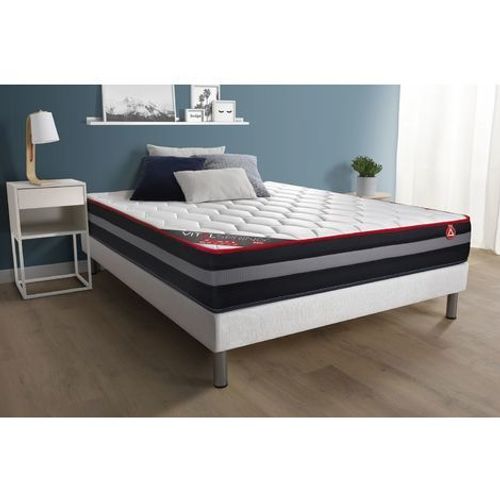 Matelas Vitalspring Zen 160x200 Ressorts Ensachés, Visco 5 Zones Ultra Épaisseur