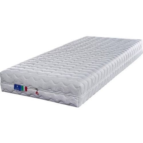Lot De 2 Matelas 20 Cm 70x190 Ferme Mémoire De Forme + Poli Lattex Indéformable - Spécial Sommiers Articulés - Déhoussable 4 Côtés Lavable 30° 70 190