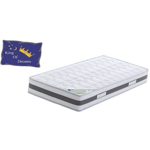 Lot De 2 Matelas 70x190 Mousse À Mémoire De Forme 50 Kg/M3 + Poli Lattex Indéformable - Soutien Très Ferme - Hauteur 23 Cm 70 190 King Memory